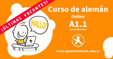 Curso extensivo de alemán online A1.1